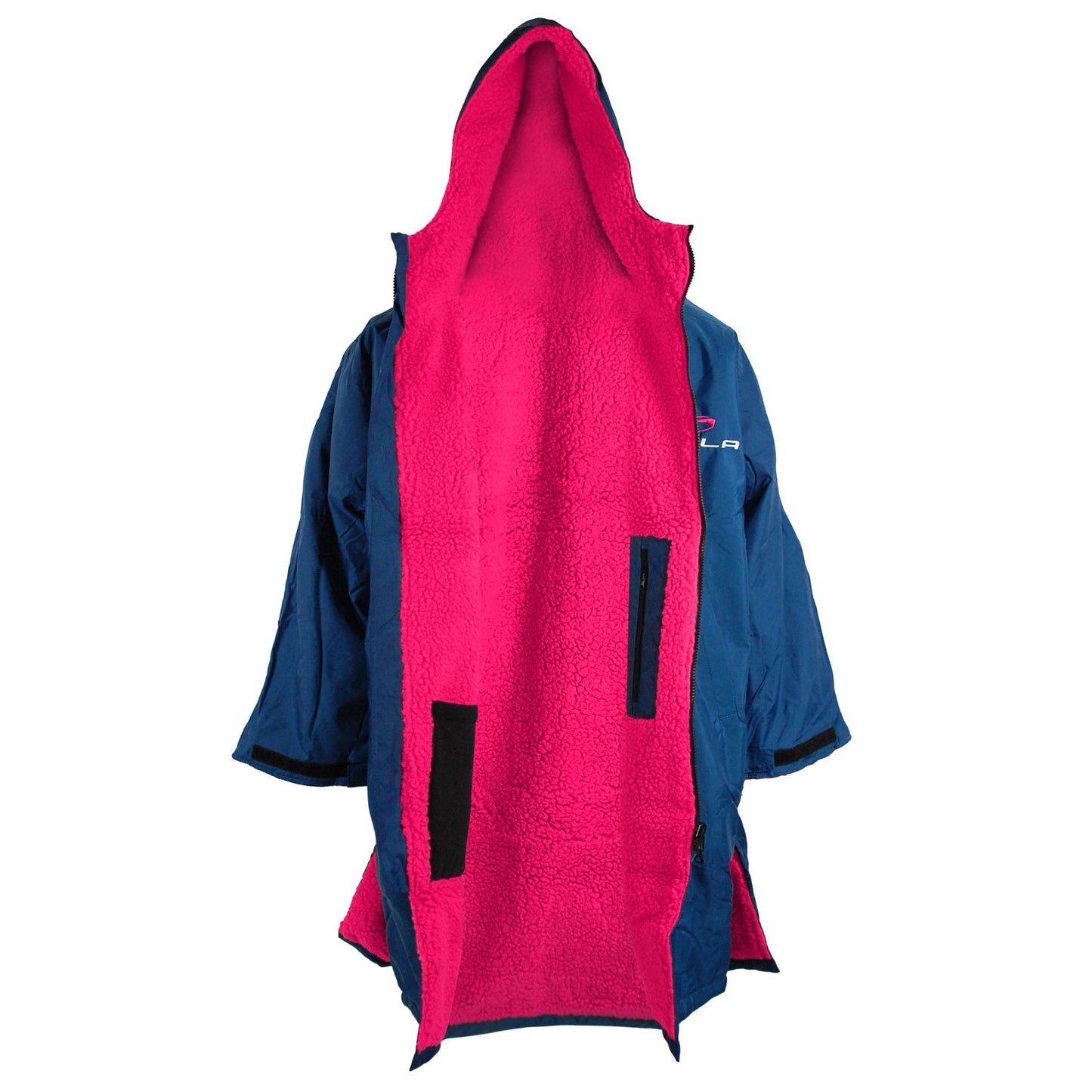 Sola Adult Waterproof Changing Coat - Navy/Pink
