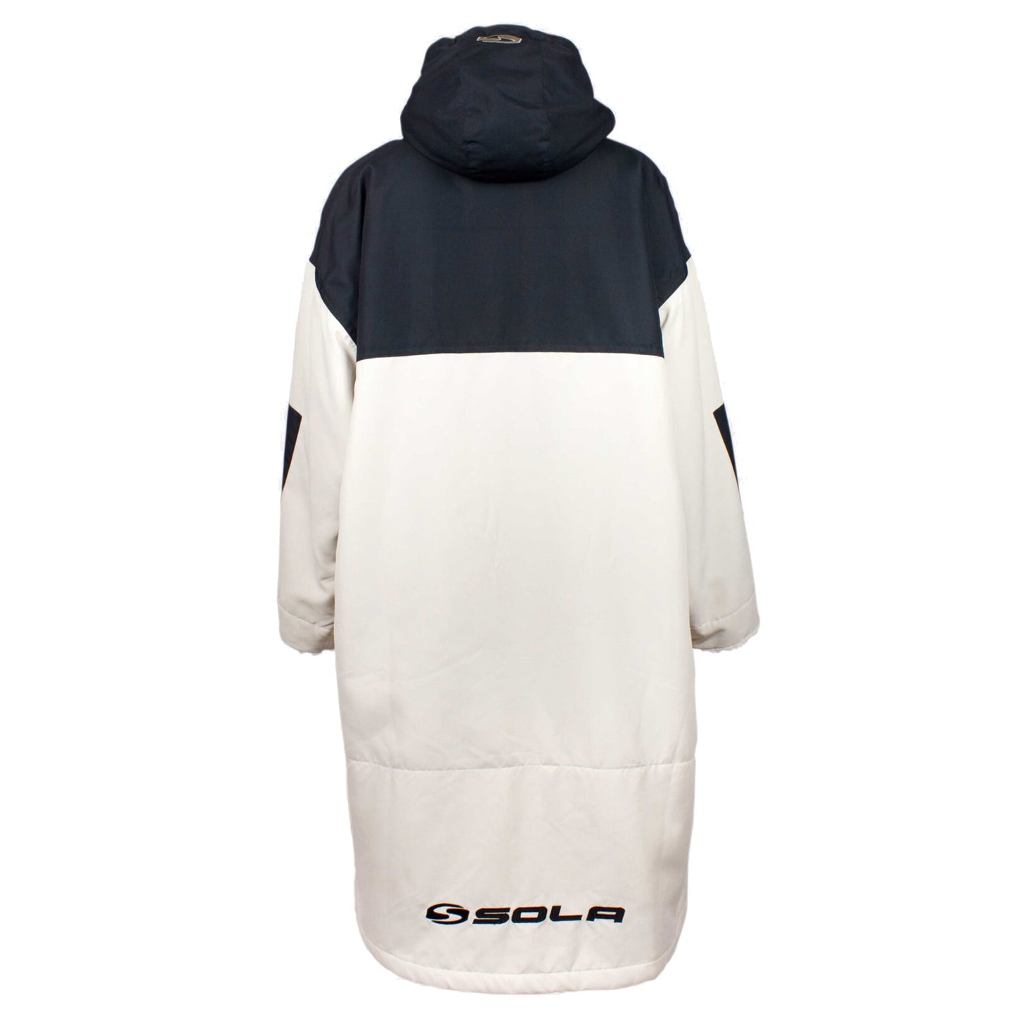 Sola Adult Waterproof Changing Coat - Sand/Navy
