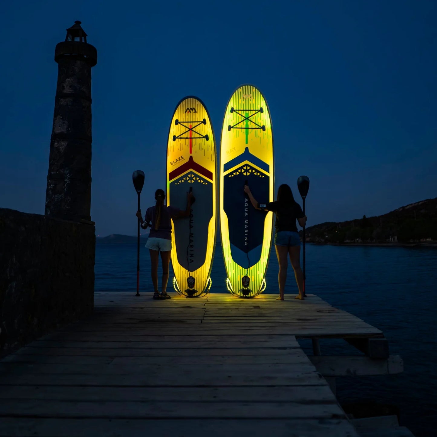 Ray 11'0" TPU Inflatable Paddleboard with Advanced Illumination System