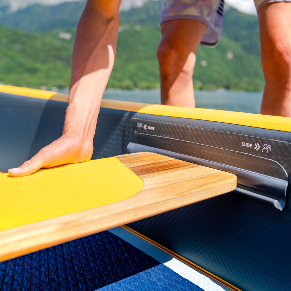 Aqua Marina Tomahawk Air-C 478 High Pressure Drop-Stitch Premium Inflatable Speed Canoe - 2024