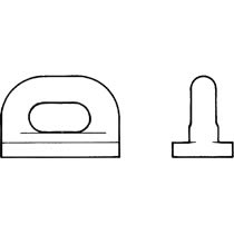 Allen Track Slide Nylon 16mm