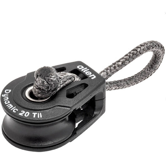 Allen 20mm Dynamic Block Single Tie on block With Soft Shackle A2020-TII-SHACKLE