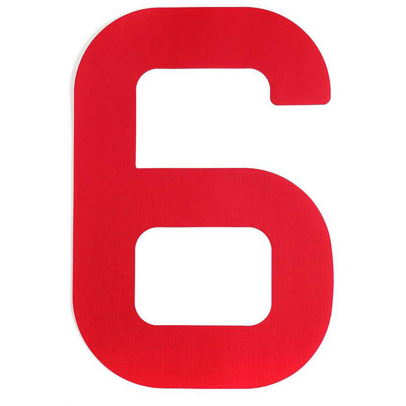 Sail Numbers and Letters 30cm/12" Red