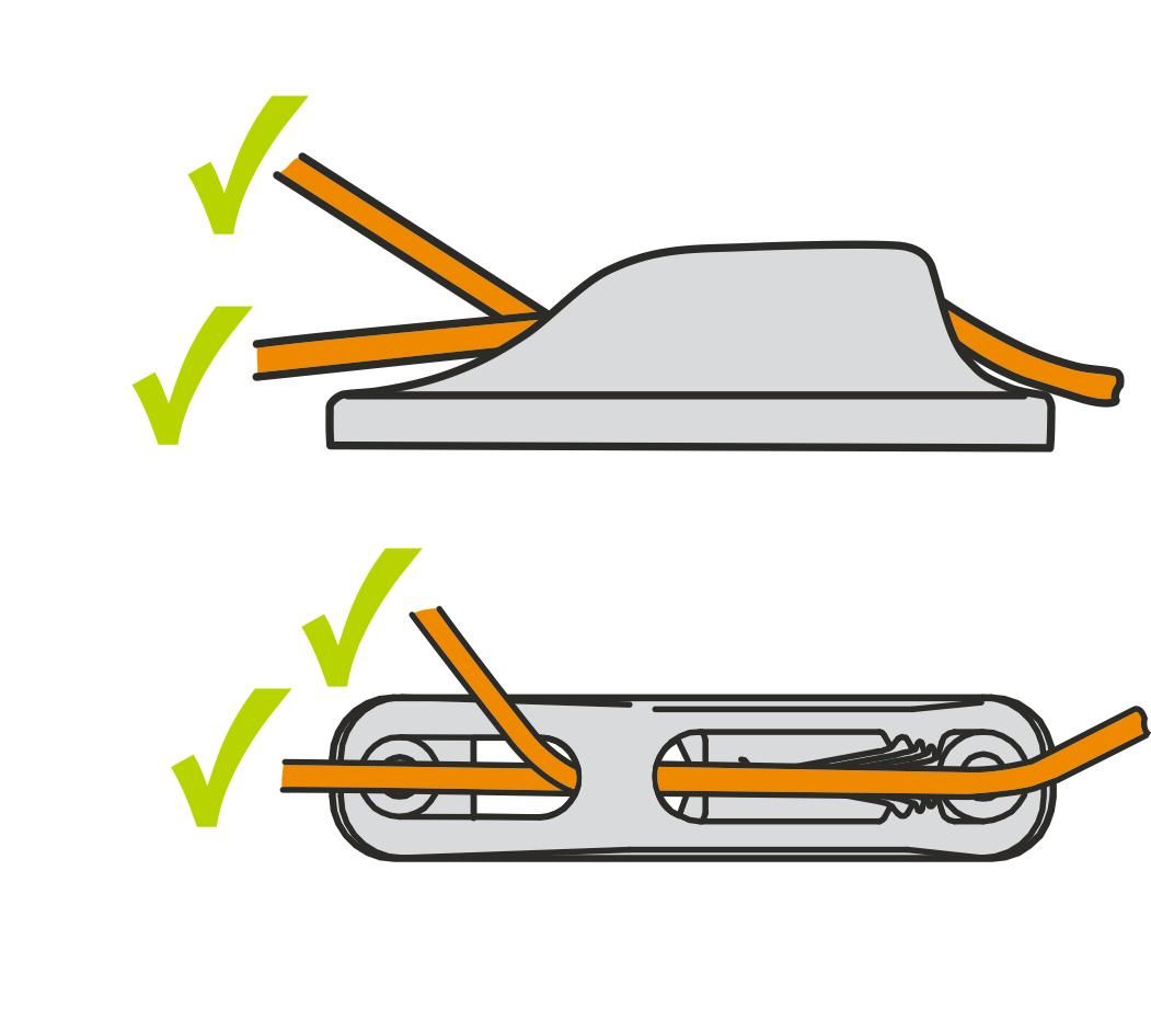 Clamcleat  Junior Black Nylon