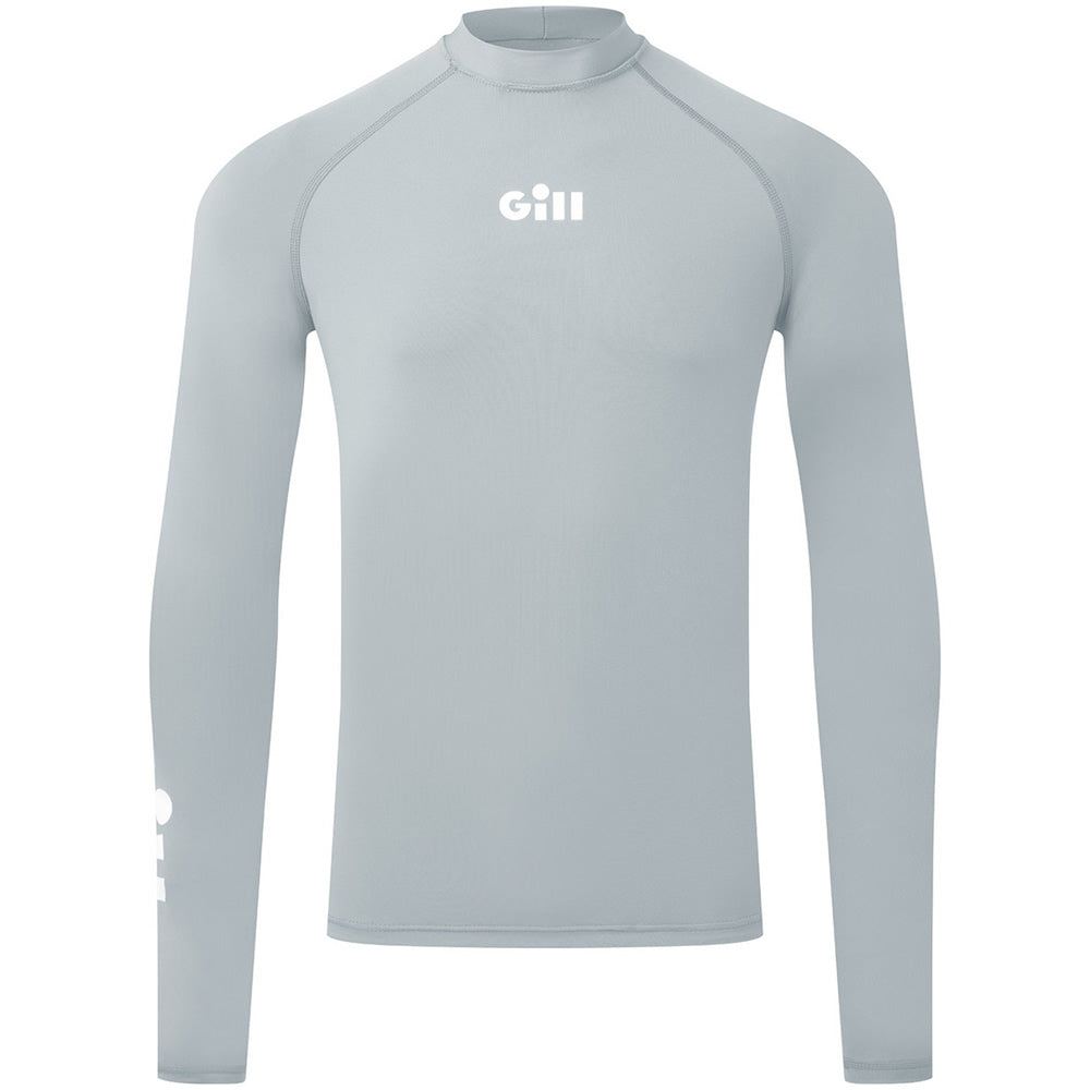 Gill Zenzero Rash Vest Light Grey