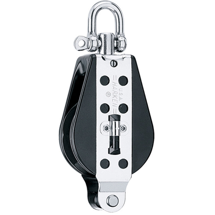 Harken Midrange Hexaratchet Single Block and Becket - Starboard