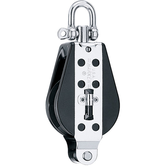 Harken Midrange Hexaratchet Single Block and Becket - Starboard
