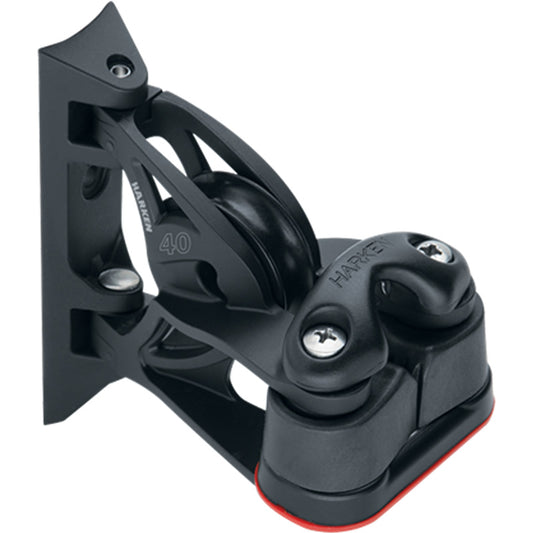 Harken 40mm Carbon Pivoting Lead Block With Carbo-Cam cleat
