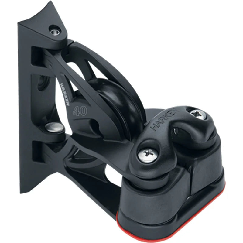 Harken 40mm Carbon Pivoting Lead Block With Carbo-Cam cleat