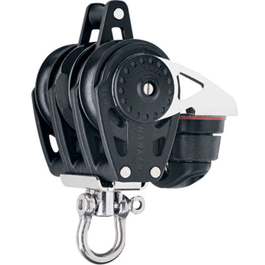 Harken 40mm Carbo Ratchet Triple Block Swivel Head/Carbo-Cam and Becket