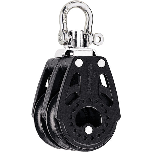 Harken 40mm Carbo Double Block with Swivel Shackle Head