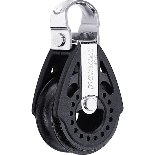 Harken 40mm Carbo Single Block 90 Degree Fixed Head
