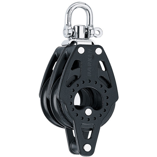 Harken 75mm Carbo Double Block with Swivel Head and Becket