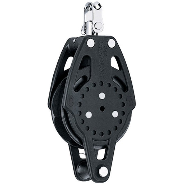 Harken 75mm Carbo Ratchamatic Single Block with Swivel Head and Becket