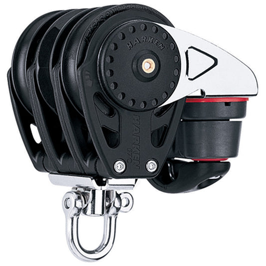 Harken 75mm Carbo Ratchamatic Triple Block /150 Cam-Matic