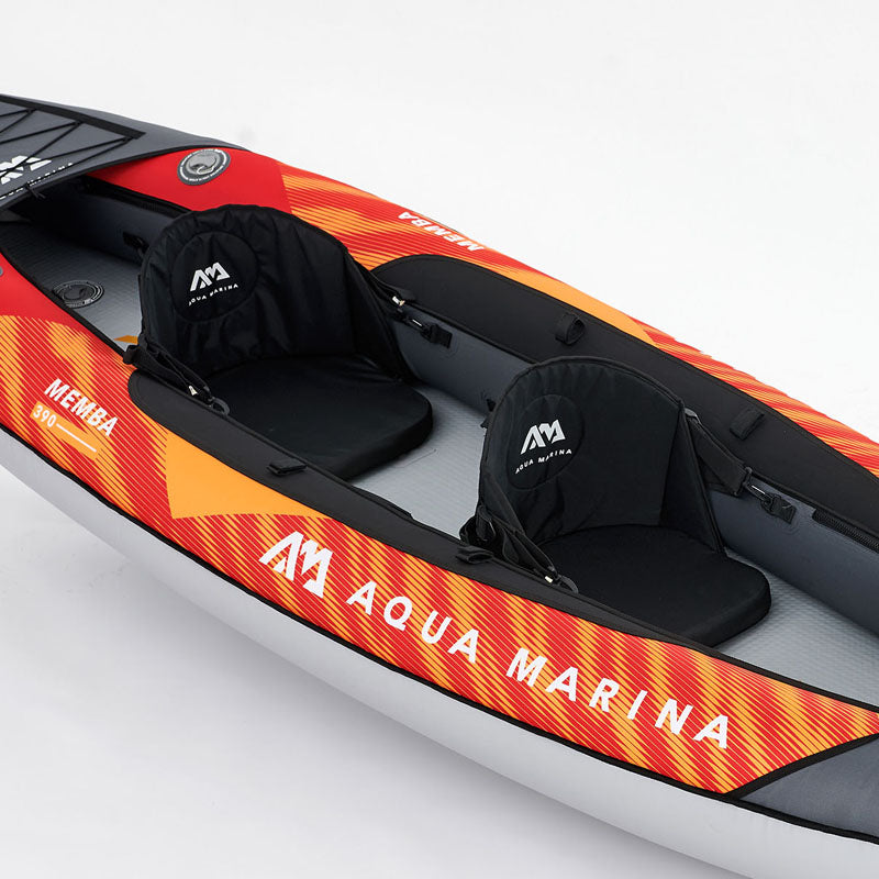 Aqua Marina Memba 390 - 2 Person Drop-Stitch Fusion Inflatable Kayak Package