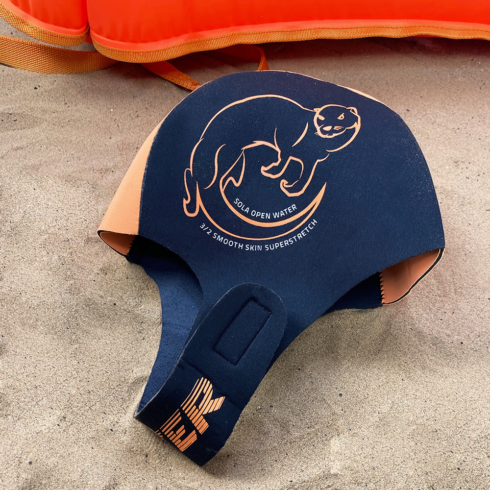 Sola Open Water 3mm Swimming Cap - Black