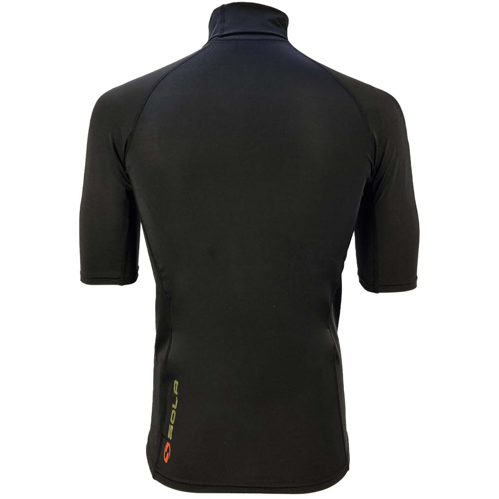Sola Mens Short Sleeve Rash Vest Navy