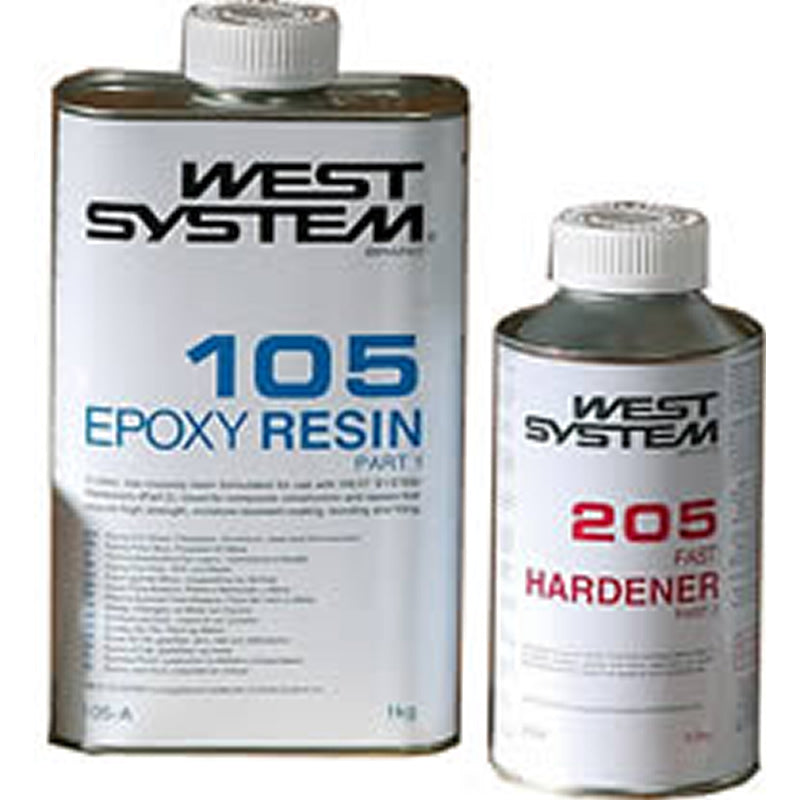 West System Epoxy Pack Fast Hardner 1.2 1.2Kg (West Pack A) 105 #