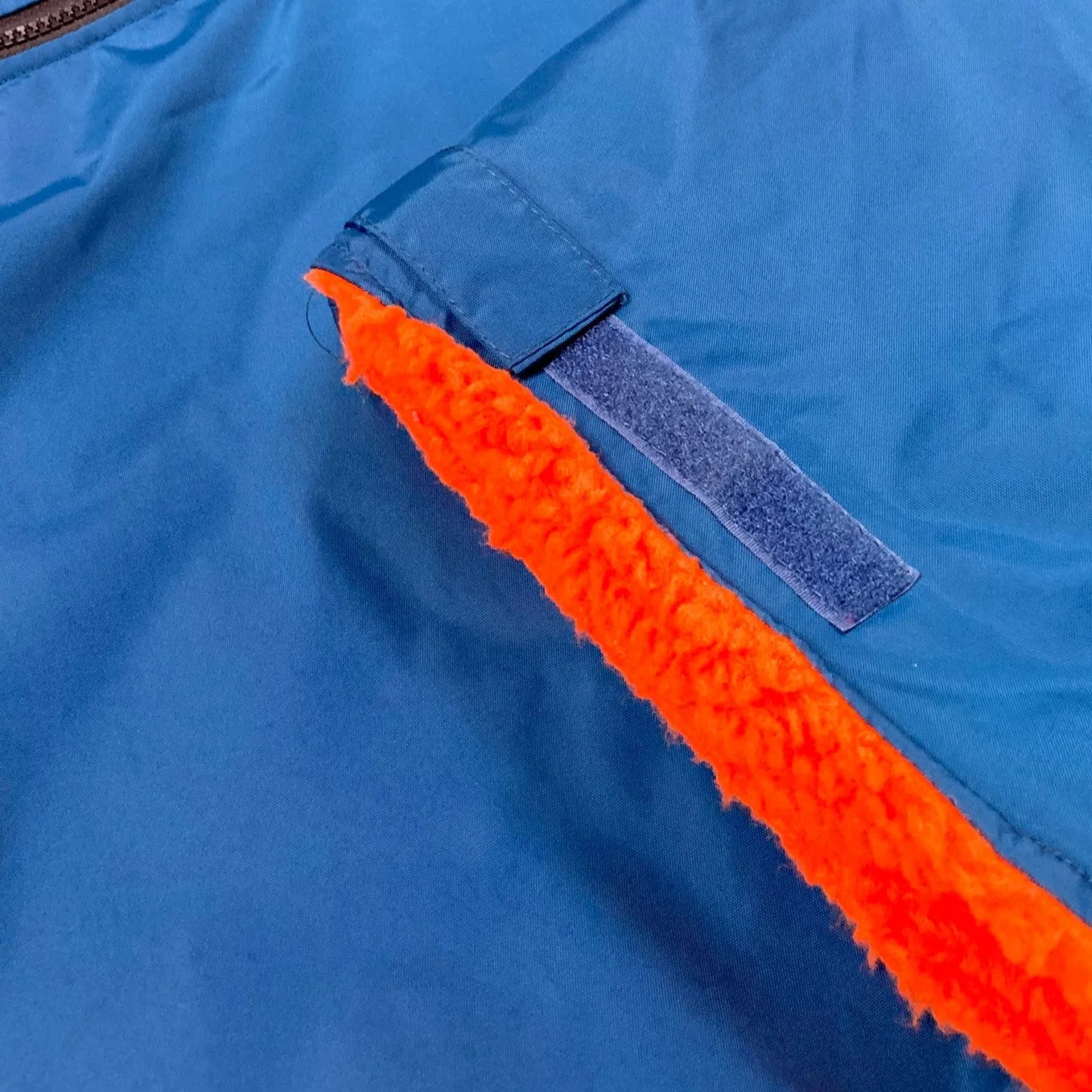 Sola Adult Waterproof Changing Coat - Navy/Orange