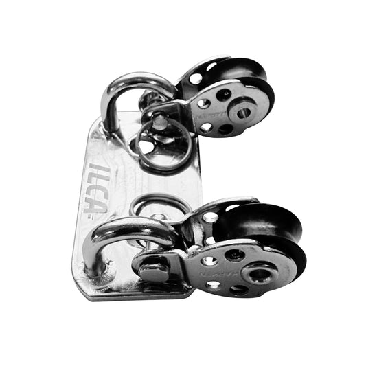 ILCA Block Plate Complete - Harken 16mm Air Blocks