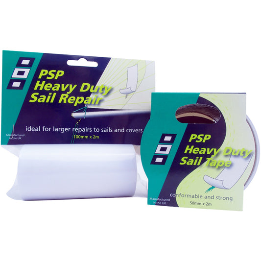 PSP Heavy Duty Sail Tape White 100mm X 2M