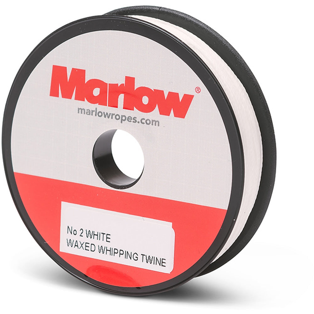 Marlow No.2 Whipping Twine Waxed 0.5mm White