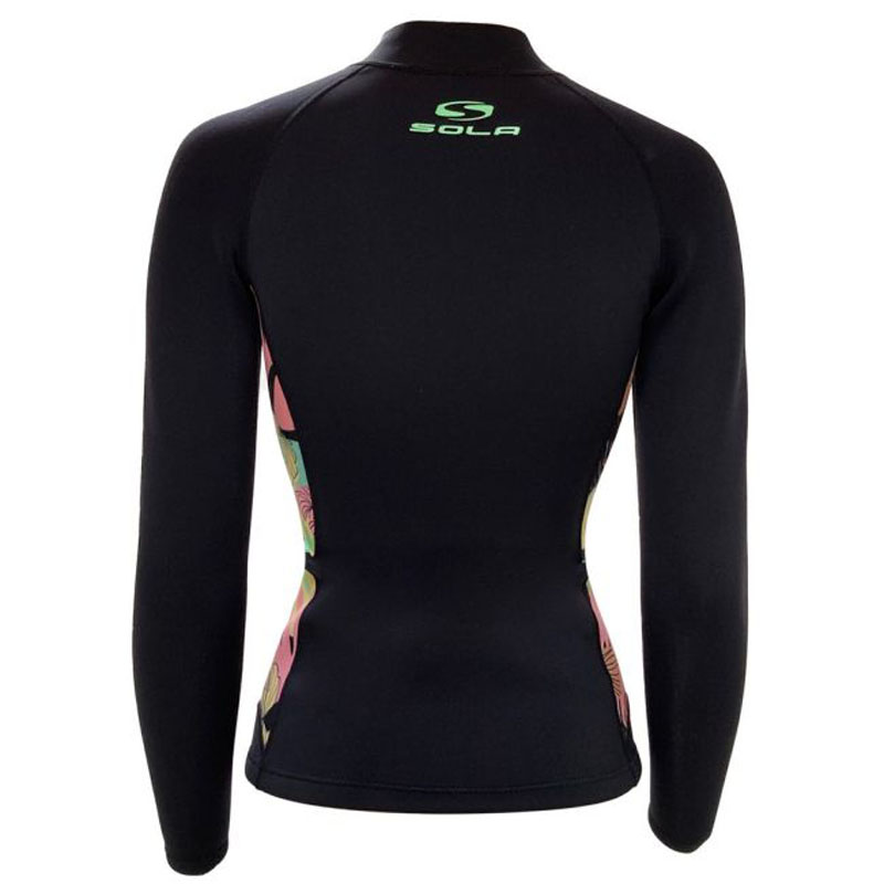 Sola Ignite FZ 2mm Ladies Wetsuit Jacket Black