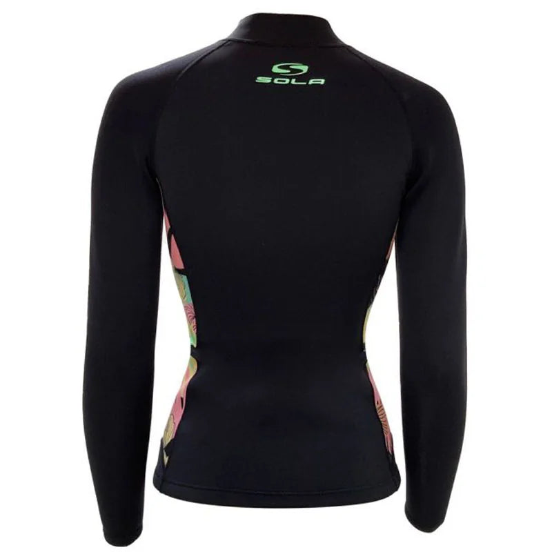 Sola Ignite FZ 2mm Ladies Wetsuit Jacket Black