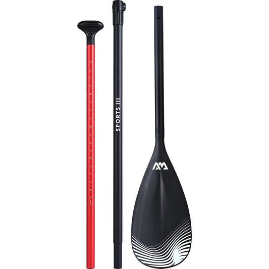 Aqua Marina SPORTS III 3 Piece Adjustable Aluminum SUP Paddle 175-220cm