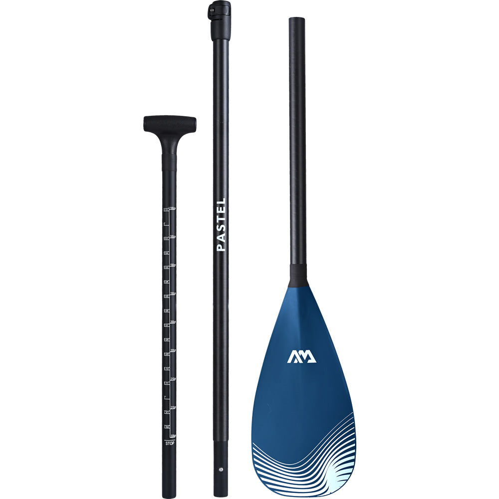 Aqua Marina PASTEL Adjustable Carbon/Glass Paddle - Navy 180cm-220cm B0303923 #