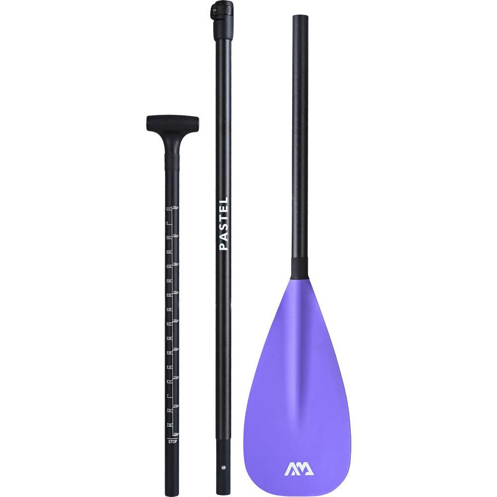 Aqua Marina PASTEL Adjustable Carbon/Glass Paddle - Purple 180cm-220cm