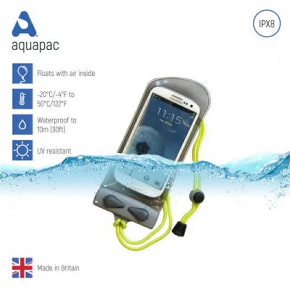 Aquapac Waterproof Classic Plus Phone Case - Grey