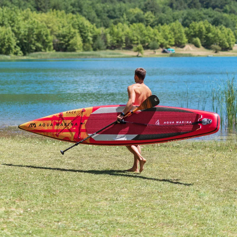 Aqua Marina Race 12'6" Inflatable Stand Up Paddleboard Package
