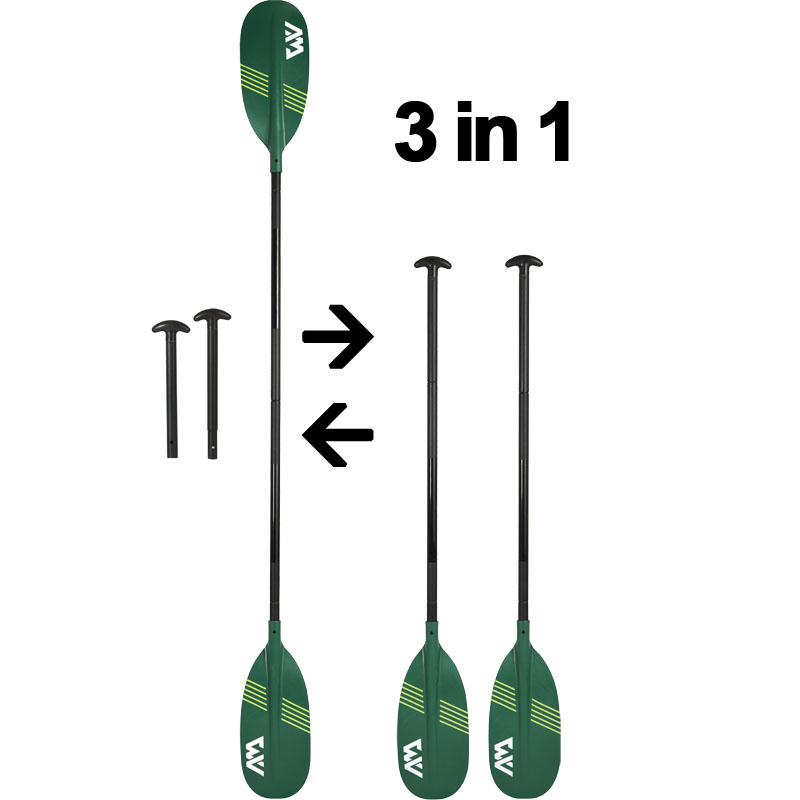 Aqua Marina Ripple-Tech 2-in-1 Aluminum  Canoe & Kayak Convertible Paddle