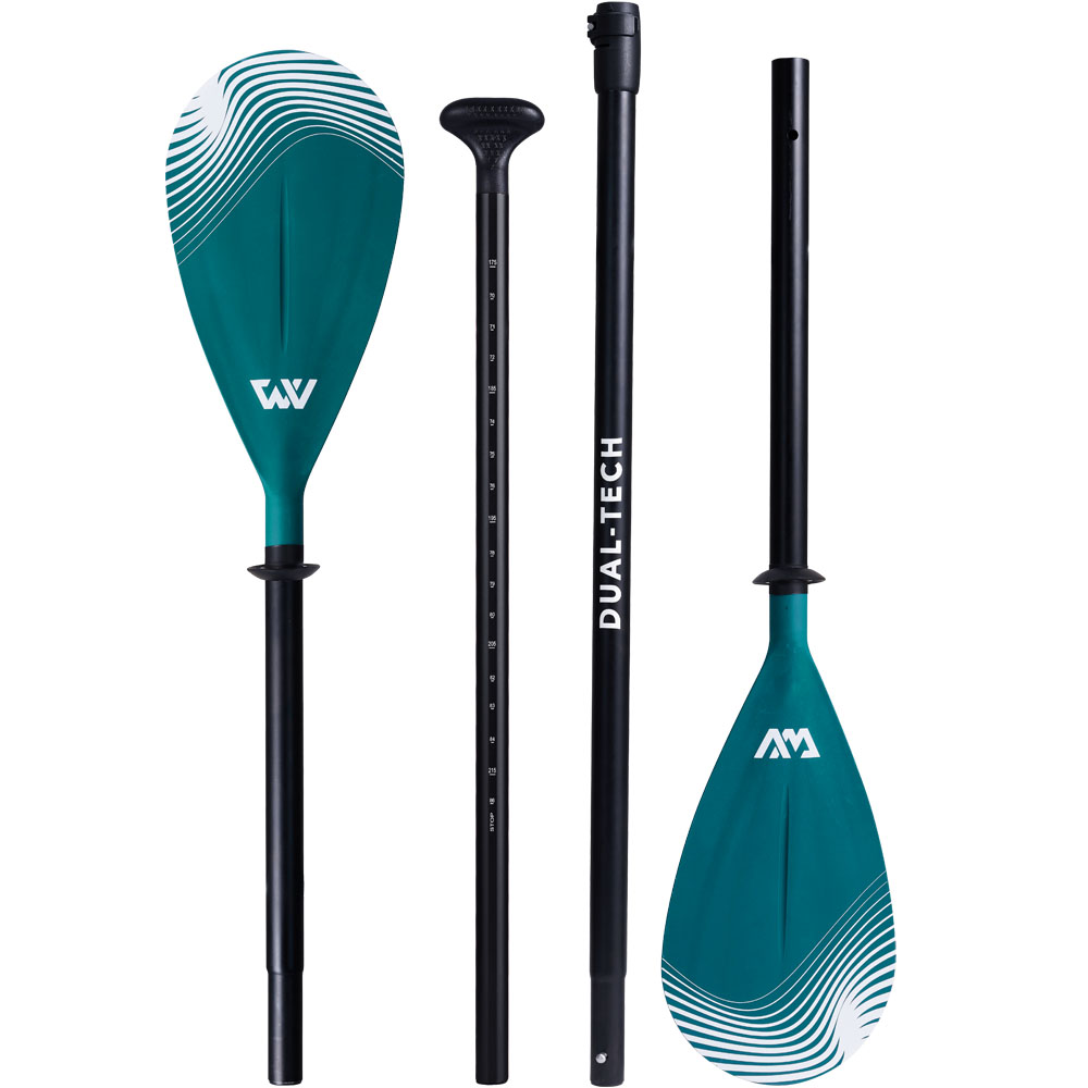 Aqua Marina DUAL-TECH 2-in-1 Adjustable 4 Piece Paddle for SUP & Kayak