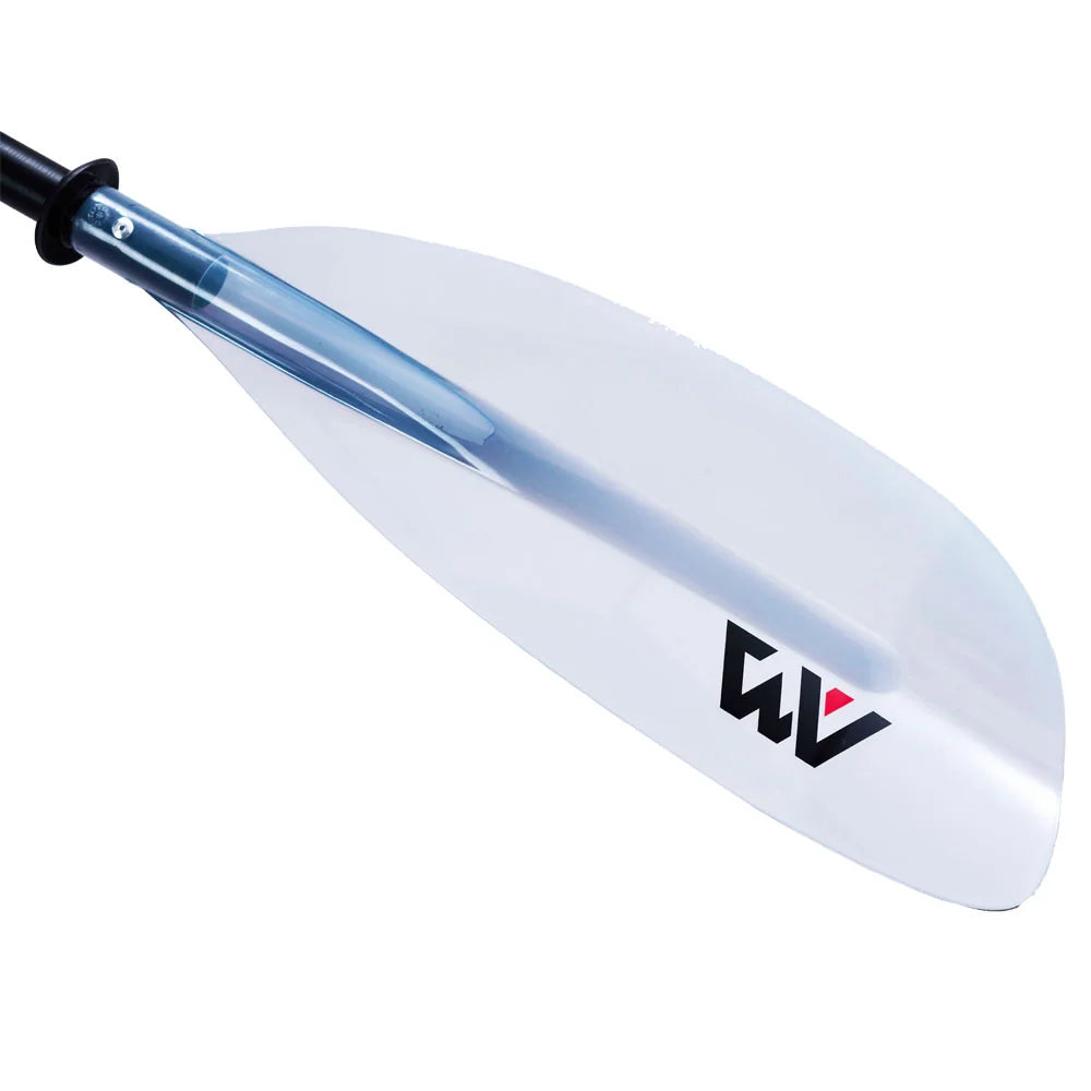 Aqua Marina KP-2 Fiberglass Kayak Paddle with Clear/Grey Blade