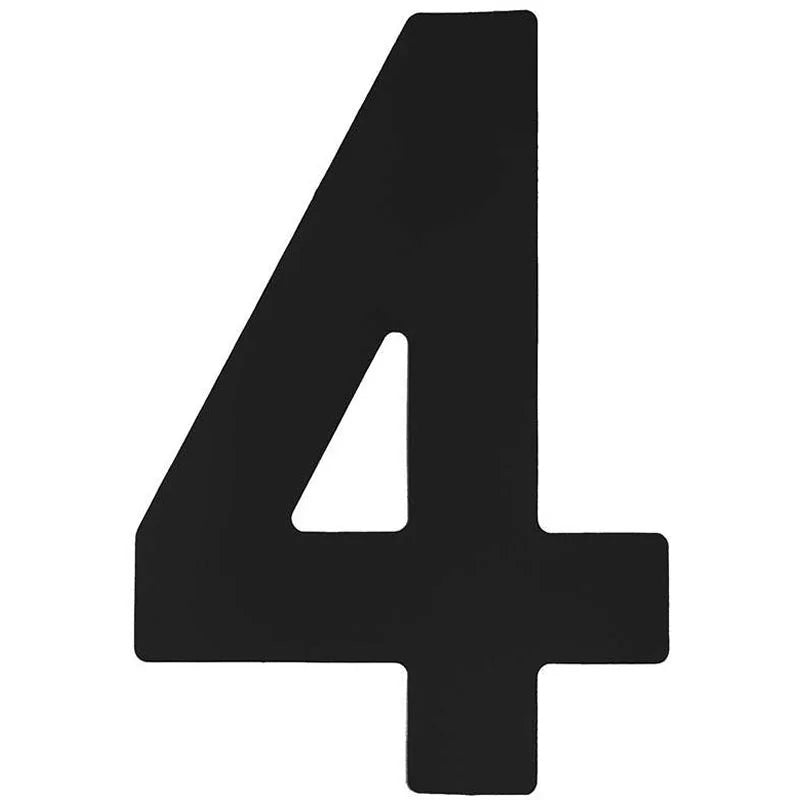 Sail Numbers and Letters 30cm/12" Black