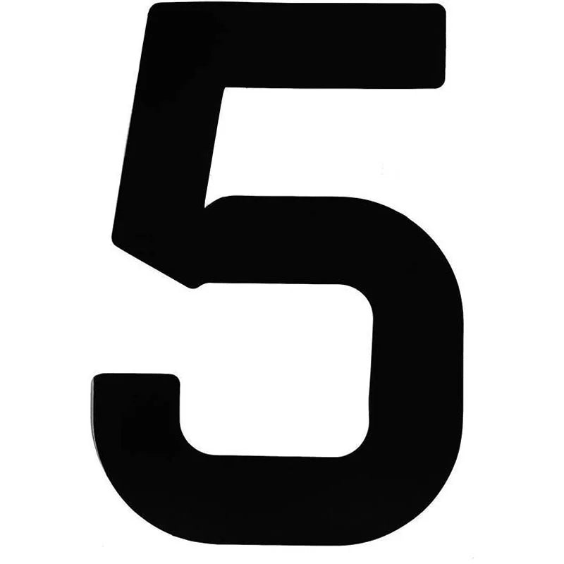 Sail Numbers and Letters 30cm/12" Black
