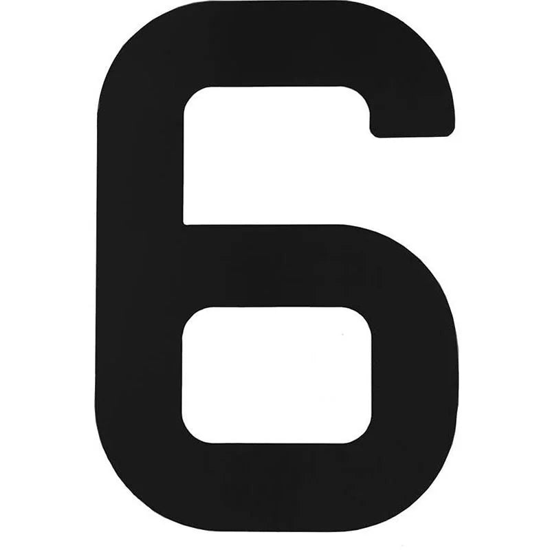 Sail Numbers and Letters 30cm/12" Black