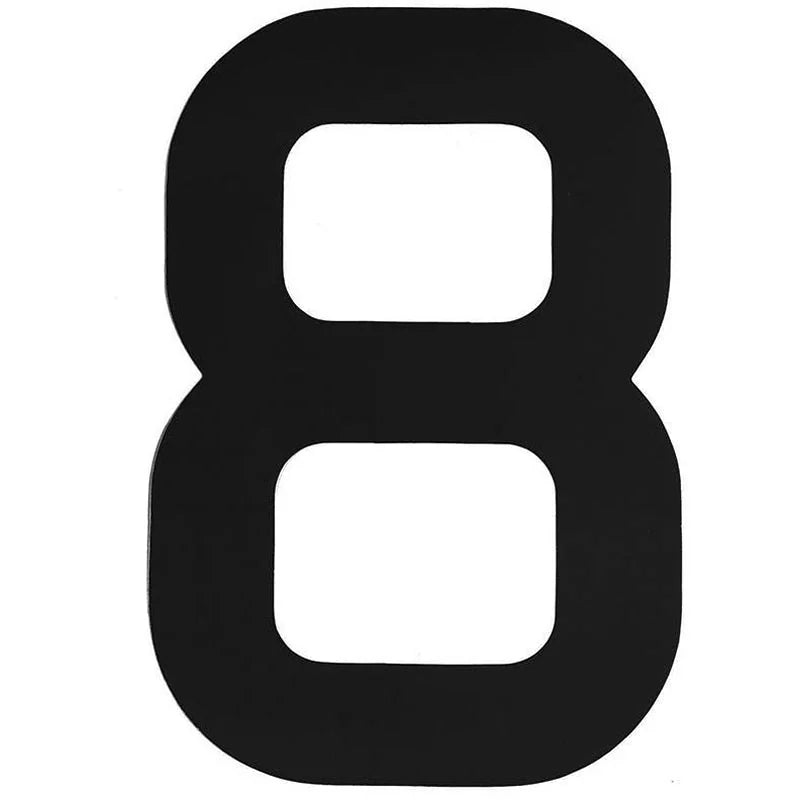 Sail Numbers and Letters 30cm/12" Black