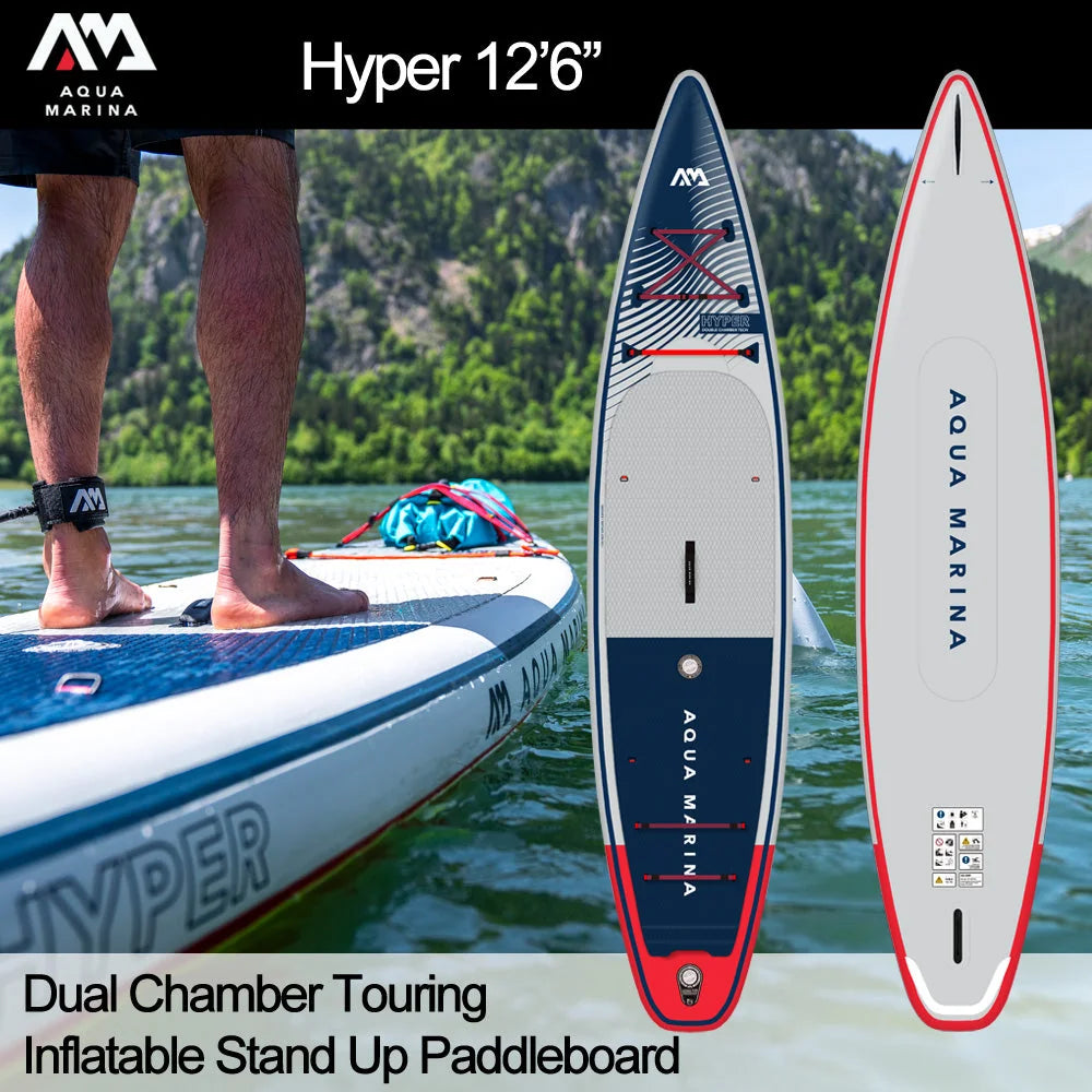 Aqua Marina Hyper Double Chamber Adventure Stand Up Paddle Board - 12'6" / 381cm