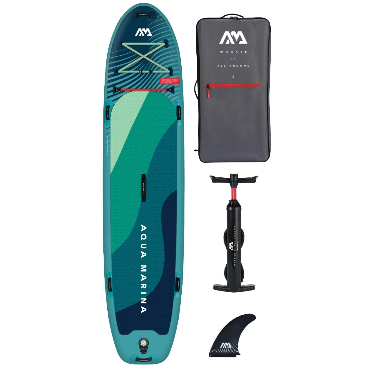 Aqua Marina SUPER TRIP 12ft2 Touring/Multi Person Inflatable Stand Up Paddleboard