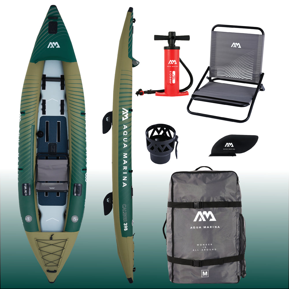 Aqua Marina Caliber 398 Angling/Fishing Kayak - 398cm 1/2 Person