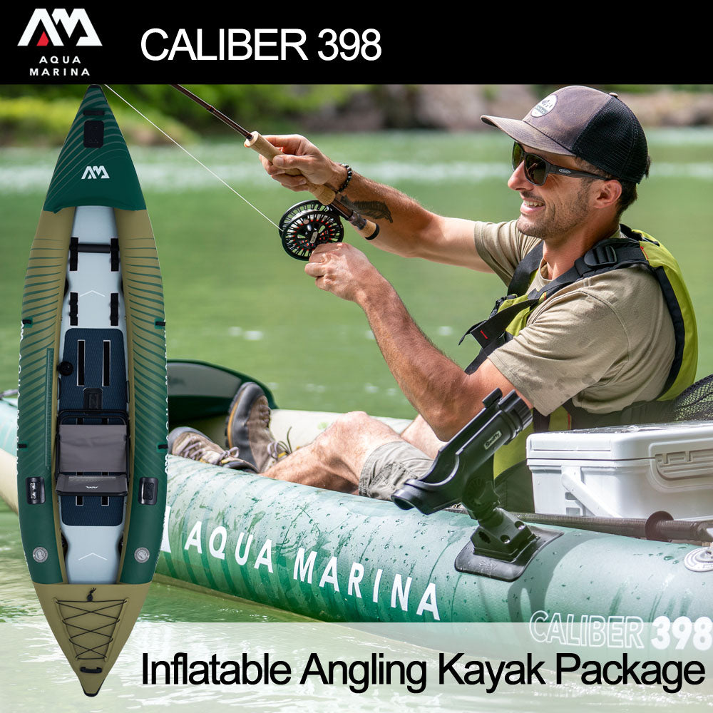 Aqua Marina Caliber 398 Angling/Fishing Kayak - 398cm 1/2 Person