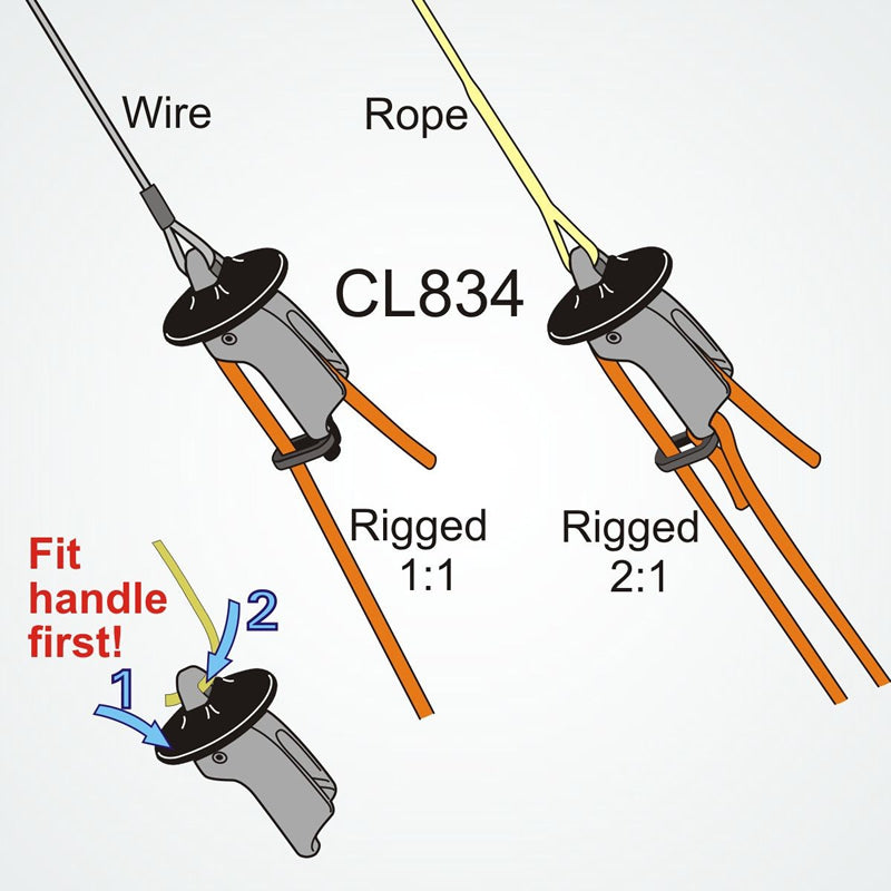 Clamcleat Trapeze Handle (Pair)