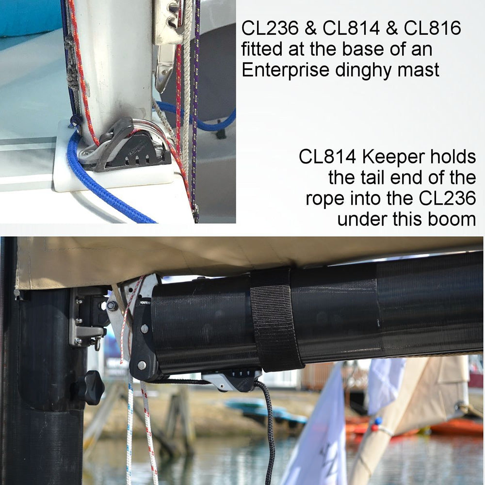 Clamcleat Mk1 Upper Roller Hard Anodised