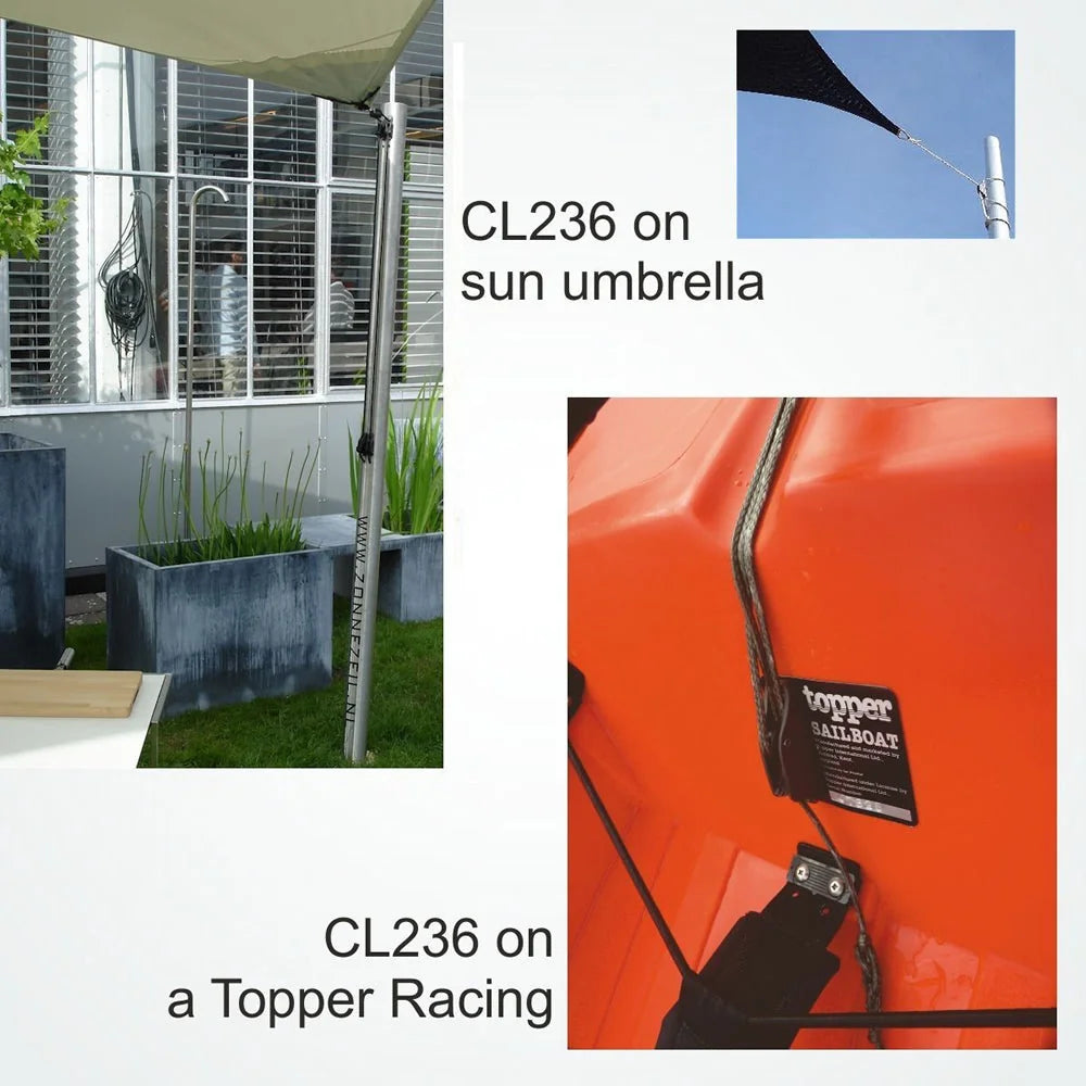 Clamcleat Mk1 Roller Fairlead
