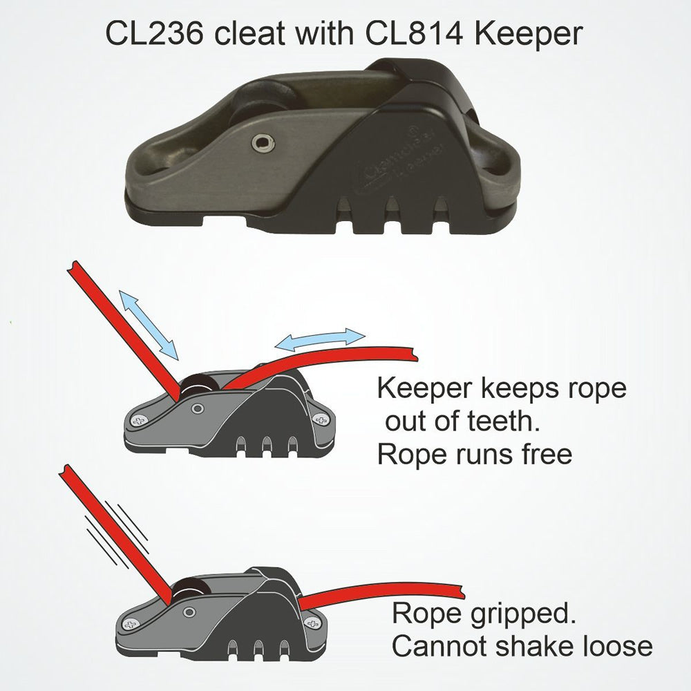 Clamcleat Mk1 Upper Roller Hard Anodised