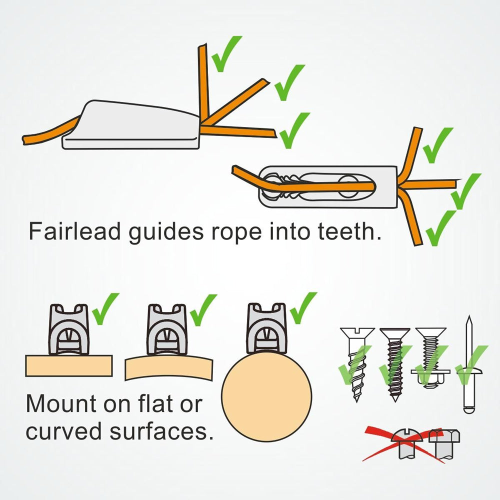 Clamcleat Alloy Micro Cleat